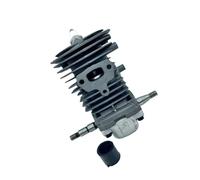 ERIHJOX Ensemble Moteur 38 mm 40 mm, Cylindre, Piston et Vilebrequin, Compatible avec Les tronçonneuses 137 et 142 (pièces détachées for la réfection Moteur).(HUS 142 40mm)