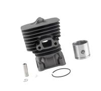 ERIHJOX Ensemble Piston-Cylindre de 35 mm Compatible avec Les débroussailleuses HUS 125, 125L, 125LD, 125R, 125RJ, 128, 128C et 128L (pièces détachées for Outils de Jardin).