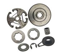 ERIHJOX Ensemble Tambour d'embrayage Compatible avec Les tronçonneuses 365, 362, 371 et 372 : pièce détachée Comprenant pignon, Jante, vis sans Fin, rondelle, Clip et kit de roulement à Aiguilles.