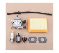 ERIHJOX Filtre à air for carburateur, Compatible avec Les modèles FS400, FS450, FS480, SP400, C1Q-S34H, Remplacement du carburateur 41281200651.