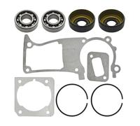 ERIHJOX Jeu de Joints et bagues de Vilebrequin for roulements à Billes de 45 mm, adaptés aux tronçonneuses 346XP 350 351 353, Cylindre/Carter/Joints