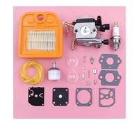 ERIHJOX Joint de Boulon de Tige de carburateur adapté for GX160 GX200 5,5 CV 6,5 CV Kit de réparation de Tuyau d'espacement d'isolateur Remplacement de Tondeuse à Gazon