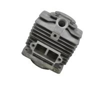 ERIHJOX Kit Bloc-cylindres et Piston 46 mm A68438 Compatible avec tronçonneuse BIG Red Blue X12, Segments, Axes et Clips Inclus (réf. 10045).(Cyl. Head Only)