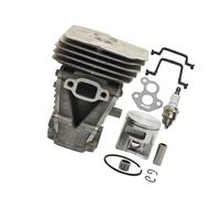 ERIHJOX Kit Cylindre 41 mm, Piston, Bougie, Joint, Compatible avec tronçonneuses 135, 140, 135E et 140E. Pièces de Rechange for Remplacement de Segment et axe de Piston.