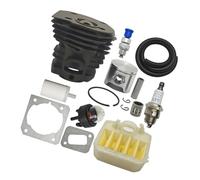 ERIHJOX Kit Cylindre-Piston 44 mm for tronçonneuse, Compatible avec Les modèles 350, 351, 353, 346XP et CS2150. Comprend Un Filtre à air et à Carburant, Ainsi qu'une décompression du Circuit.