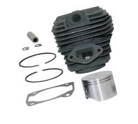 ERIHJOX Kit Cylindre-Piston Compatible avec tronçonneuse SX62 62cc : kit d'entretien for Outils de Jardin, Segments de Cylindre, circlips et Joint d'embase.