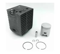 ERIHJOX Kit Cylindre WM80 Compatible avec catalyseur BS600 BH23 de Type après 2011 0099336, circlip de Segment de Piston(Type 1-Old Model)
