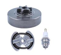ERIHJOX Kit d'assemblage de Tambour d'embrayage à pignon Droit 3/8"-6T for modèles 120 36 41 136 137 141 142 235 235E 240 236 avec Bougie d'allumage