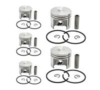 ERIHJOX Kit de 5 Segments de Piston de 37 mm for tronçonneuse 017 MS170 MS170C MS 170, Remplacement de la référence 11300302000