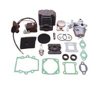 ERIHJOX Kit de Bobine d'allumage de carburateur à Piston de Cylindre de 40 mm adapté aux filtres à air NB411 CG411, Ensemble de Joints d'étanchéité de collecteur et d'huile