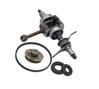 ERIHJOX Kit de Courroie de Distribution Comprenant Un Joint d'huile de Vilebrequin, Une poulie d'arbre à cames et Un pignon, Compatible avec Le Moteur de Tondeuse GX35 35cc.