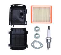ERIHJOX Kit de Couvercle de Filtre à air 14 743 03-S for Moteur XT650 XT675, Tondeuse à Gazon Recycler 22 Pouces avec Bougie d'allumage