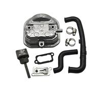 ERIHJOX Kit de Joint de Couvercle de Culasse, jauge d'huile, Tuyau de reniflard, Sortie de Joint, adapté au Moteur de Tondeuse à Gazon GX35 GX 35, pièce de Rechange