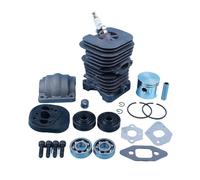 ERIHJOX Kit de Joints de Vilebrequin et de Piston de Cylindre de 41,1 mm, plaqué for tronçonneuses 335 435 440 338 438 444