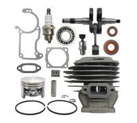 ERIHJOX Kit de Joints d'extrémité de Piston for Cylindre Gros alésage 44,7 mm Compatible avec Les roulements de Vilebrequin des tronçonneuses MS260, 026 Pro, 024, MS240, 024AV et 024S.