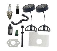 ERIHJOX Kit de Mise au Point de Bougie d'allumage, Bouchon de Filtre à air et Huile, for tronçonneuse MS170 MS180 017 018 MS 170 180