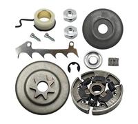 ERIHJOX Kit de pignon de Tambour d'embrayage et d'engrenage à vis sans Fin for tronçonneuse MS230 023 MS250 025 MS210 021 avec rondelle