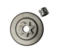 ERIHJOX Kit de pignon d'entraînement de chaîne .325 7T, Tambour d'embrayage et roulement à Aiguilles Compatible avec Les tronçonneuses MS230, MS250, MS210, 021, 023 et 025 (référence 1123 640 2074).