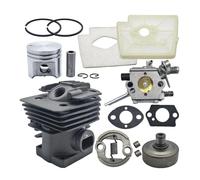 ERIHJOX Kit de Piston de Cylindre de 38 mm for carburateur FS160 FS220 FS280, Tambour d'embrayage, Filtre à air, Base de Nettoyage