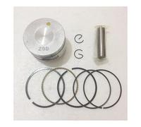 ERIHJOX Kit de Pistons 56 mm for Moteur GX100, Piston avec Anneau de Remplacement