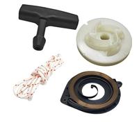 ERIHJOX Kit de poulie de Lanceur à Rappel, Ressort, poignée et Corde, Compatible avec Les tronçonneuses 445, 450 et 460. Pièce de Rechange.