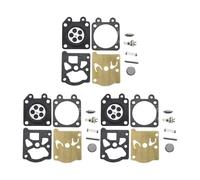 ERIHJOX Kit de réparation de carburateur 3 pièces, diaphragme de Reconstruction adapté aux tronçonneuses 350 351 370 371 420, pièce de Rechange