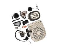 ERIHJOX Kit de réparation de carburateur Compatible avec Les tronçonneuses 064, 066, MS660, MS650 et MS640 - Comprend Un Ensemble Lanceur à Rappel Automatique et Un carburateur C3A-S31