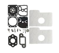 ERIHJOX Kit de réparation de carburateur for tronçonneuse MS180 018 MS170 017 MS 180 170, pièce de Rechange, Filtre à air, Joint de carburateur