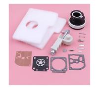 ERIHJOX Kit de réparation de carburateur, kit de Reconstruction de collecteur adapté aux tronçonneuses MS180 018 MS170 017, pièce de Rechange for Outil, Filtre à air, vis