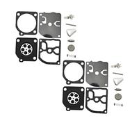 ERIHJOX Kit de réparation de diaphragme de carburateur RB-41, 2 pièces, for 20T 021 023 025 FS300 FS350 C1Q-S16A C1Q-EL21 C1Q-EL22 C1Q-EL23