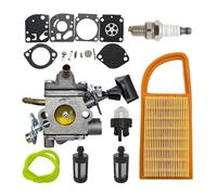 ERIHJOX Kit de réparation de Filtre à air for carburateur, Compatible avec Les modèles BR500, BR600, BR550, C1Q-S183, 4282-120-0606, 4282-120-0607
