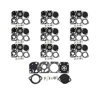 ERIHJOX Kit de réparation de Joint de diaphragme de carburateur, 10 pièces, pièce de Rechange for carburateur BR500 BR550 BR600 RB-114