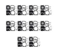 ERIHJOX Kit de réparation et de Reconstruction de carburateur 10 pièces for tronçonneuses 45, 49, 51 et 55 240R, 245R RB45