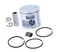 ERIHJOX Kit de Segments de Piston 47 mm, roulement à Aiguilles, Filtre à Carburant et durite for tronçonneuse 455 455E CS2255 537293002(1 x Piston 3 Rings)