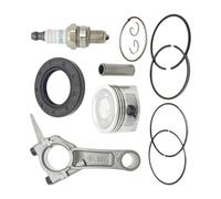ERIHJOX Kit de Segments de Piston 68 mm, Joint de bielle et Joint d'huile de Vilebrequin Compatible avec Le Moteur Chinois GX160 168F 5,5 CV (référence 13200-ZE1-010).