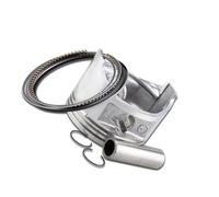 ERIHJOX Kit de Segments de Piston de 70 mm Compatible avec Le Moteur à Essence GX220 170F d'environ 7 CV (générateur hydraulique).(Piston kit Assembly)