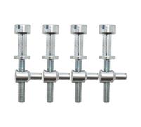 ERIHJOX Kit de vis de tendeur de chaîne for tronçonneuse 028 038 MS380 MS 380, pièces de Rechange, 4 pièces