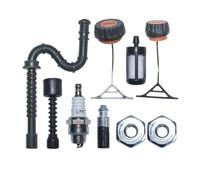 ERIHJOX Kit d'écrous de Bougie d'allumage avec Bouchon d'huile et Filtre for tronçonneuse 021 034 038 025 020 020T 023 024, Remplacement 0000-350-0510