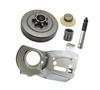 ERIHJOX Kit d'embrayage 325" 7T Comprenant Tambour, Piston, Disque et vis sans Fin, Compatible avec Les tronçonneuses 340, 345 et 350 (pièces de Rechange 503875701 et 578097901).