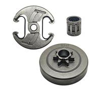 ERIHJOX Kit d'embrayage avec roulement à Aiguilles for tronçonneuses 340, 345, 346XP, 350, 353, 445, 455, 460 et 450