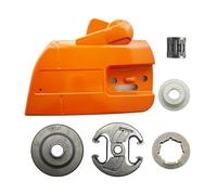 ERIHJOX Kit d'engrenages à vis sans Fin for Frein de chaîne, Embrayage, pignon, Couvercle latéral, Tambour, adapté aux tronçonneuses 340, 345 et 350.