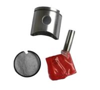 ERIHJOX Kit Piston 136 38 mm 530069944 Compatible avec Le Cylindre de tronçonneuse 137 et Plus, Ensemble goupilles, Segments et Clips Koblen