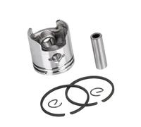 ERIHJOX Kit Piston 32 mm Compatible avec Les tronçonneuses 2 Temps 1E32F 32F 23 cm³ de Type Chinois - Pièces détachées for débroussailleuse - Pièces de Cylindre(5 Sets)