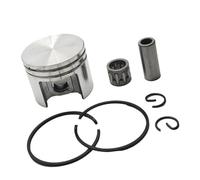 ERIHJOX Kit Piston 38 mm avec Segments, axe de 10 mm, circlip et roulement à Aiguilles, Compatible avec la tronçonneuse MS180 018 (pièce détachée MS 180, référence 1130 030 2004).