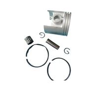 ERIHJOX Kit Piston TT 50 mm 9234001420 Compatible avec Brise-malveillance, Chemise de Cylindre, roulement, Segment, axe, Clips, Cage(Piston Bearing Kit)