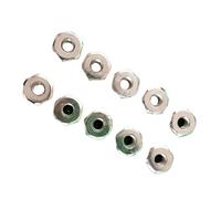 ERIHJOX Lot de 10 écrous de Guide-chaîne M8 compatibles avec Les tronçonneuses MS 180, 250, 381, 361, 440 et 660.