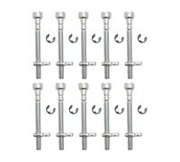 ERIHJOX Lot de 10 vis de réglage de chaîne for tronçonneuse 235, 240, 36, 41, 136, 141, 137, 142, 2200, 2300, 2500, 2600, 2750