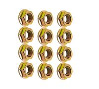 ERIHJOX Lot de 12 écrous à embase (M8) compatibles avec Les tronçonneuses suivantes : 51, 55, 61, 66, 268, 272, 345, 350, 351, 353, 357, 359, 362, 365, 372, 394, 395, 450, 455 et 460.