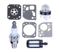 ERIHJOX Lot de 2 filtres à air compatibles avec Les modèles GP5000, P5500, GP6000E et GP6500, avec Robinet d'arrêt, jauge et Bougie d'allumage