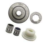 ERIHJOX Pignon à vis sans Fin du Tambour d'embrayage Compatible avec Les modèles 350, 353, 357, 357XP, 359 et 346XP (pièces 503912902), Jante de pignon, roulement de Piston